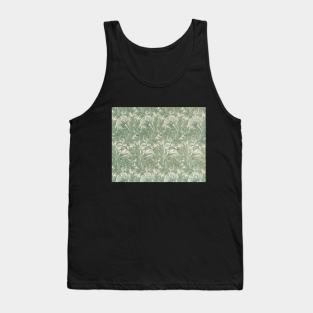 Tulip by William Morris, Vintage Textile Art Tank Top